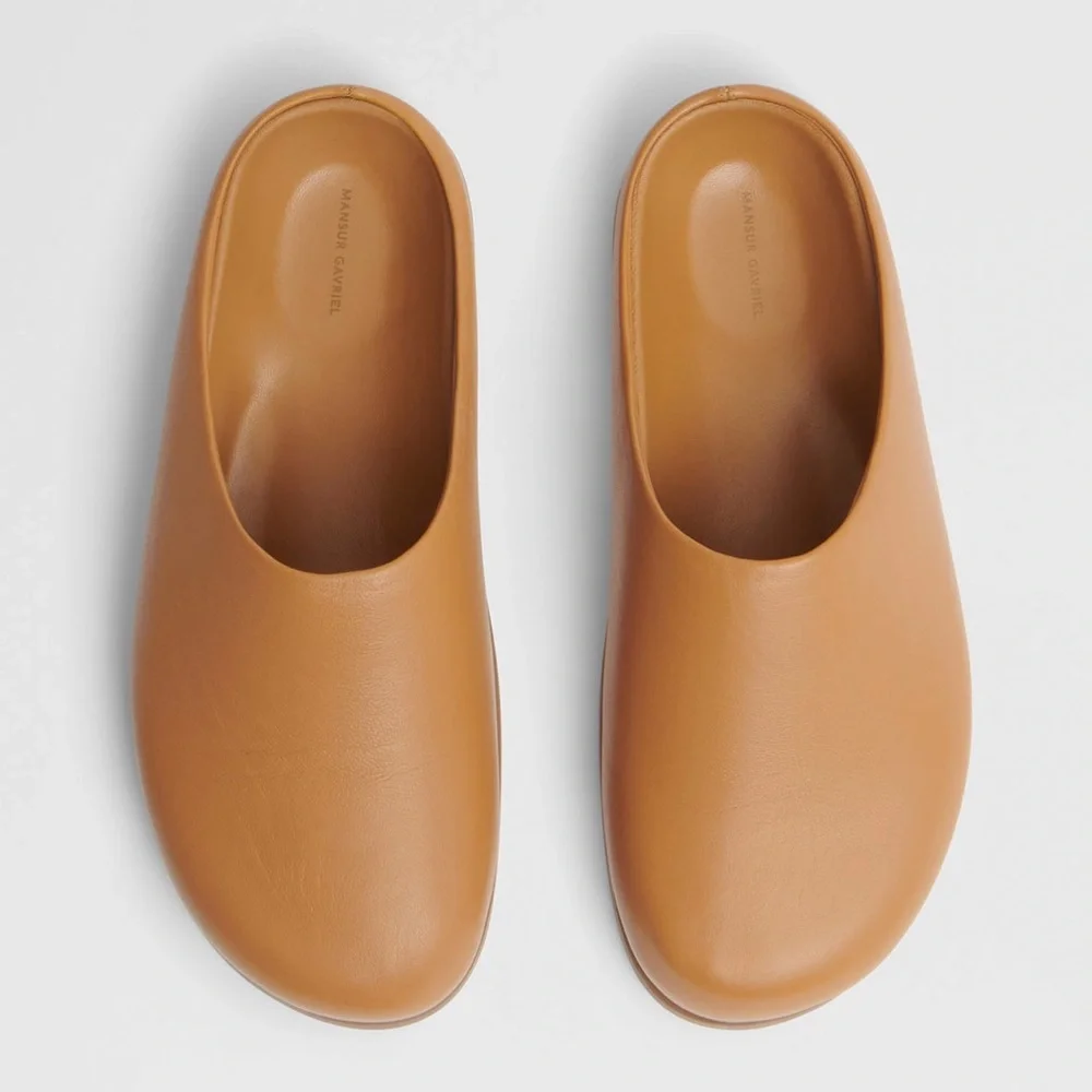 MANSUR GAVRIEL Lambskin Leather Everyday Mules - Picture 5 of 15